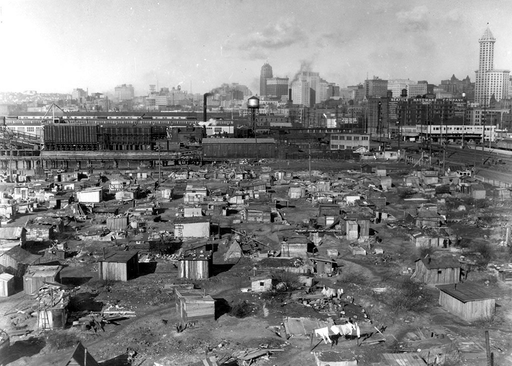 HistoryLink Tours — Original shoreline southern point